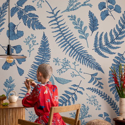 Peel and stick wall mural for bedroom Botanical patterns