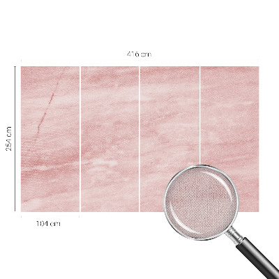 Peel and stick wall mural for kids' room with a marble pattern