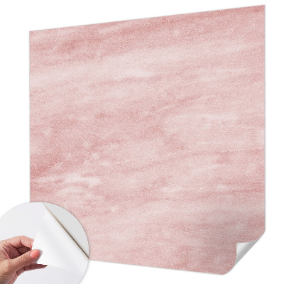 Peel and stick wall mural for kids' room with a marble pattern
