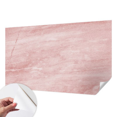 Peel and stick wall mural for kids' room with a marble pattern