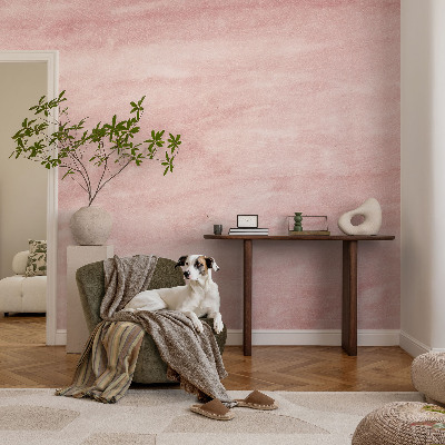 Peel and stick wall mural for kids' room with a marble pattern