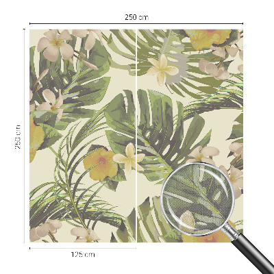 3D wall mural Exotic flora