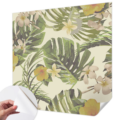 3D wall mural Exotic flora