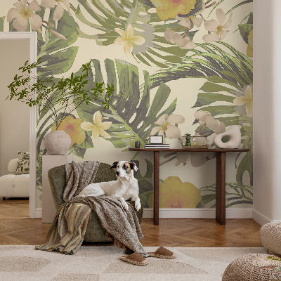 3D wall mural Exotic flora