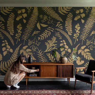 Nursery wall mural Botanical leaves