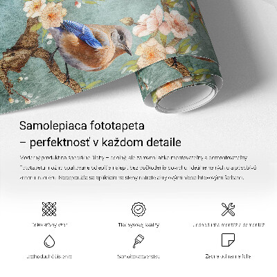 3D photo wallpaper mural Tropical flowers