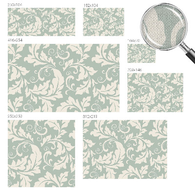 Peel and stick wallpaper mural Decorative leaves