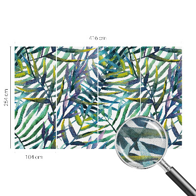 Removable wall mural Exotic vegetation