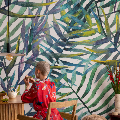 Removable wall mural Exotic vegetation