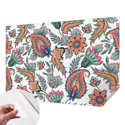Nursery wall mural Oriental pattern