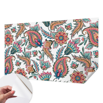 Nursery wall mural Oriental pattern
