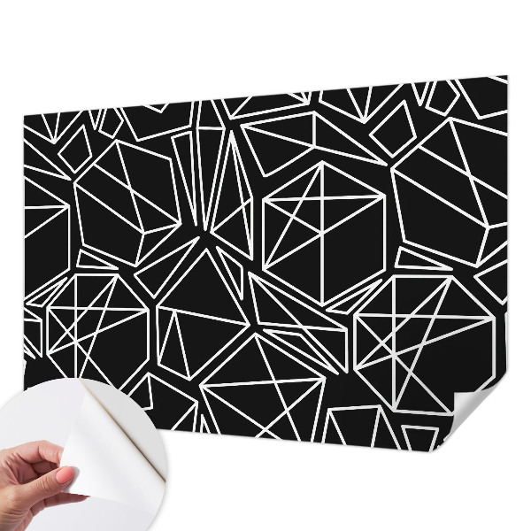 3D photo wallpaper mural with a modern abstract design