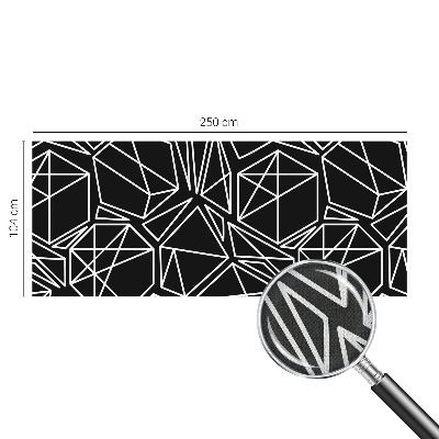 3D photo wallpaper mural with a modern abstract design