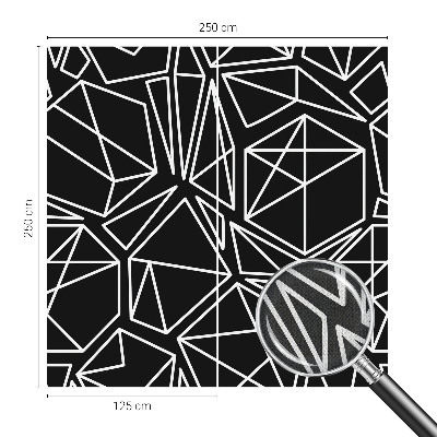 3D photo wallpaper mural with a modern abstract design