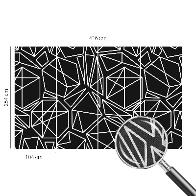 3D photo wallpaper mural with a modern abstract design