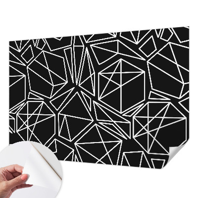 3D photo wallpaper mural with a modern abstract design