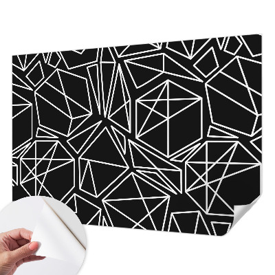 3D photo wallpaper mural with a modern abstract design