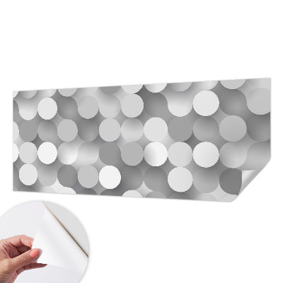 Baby room wall mural Gray circles