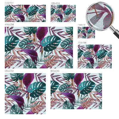 Peel and stick wallpaper mural Tropical composition