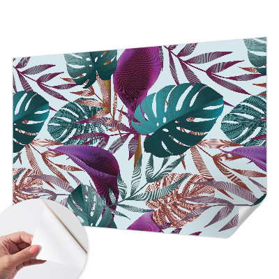 Peel and stick wallpaper mural Tropical composition
