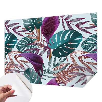 Peel and stick wallpaper mural Tropical composition