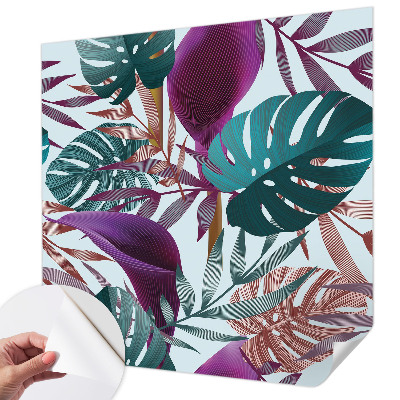 Peel and stick wallpaper mural Tropical composition