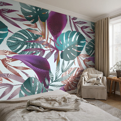Peel and stick wallpaper mural Tropical composition