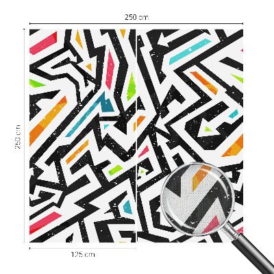 Peel and stick wall mural Abstract mosaic