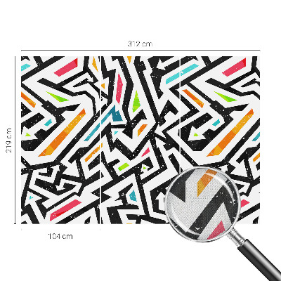 Peel and stick wall mural Abstract mosaic