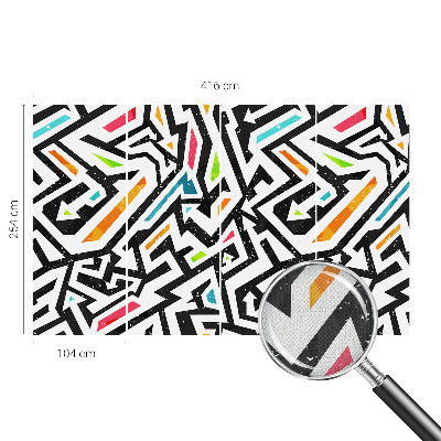 Peel and stick wall mural Abstract mosaic