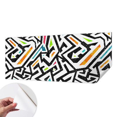 Peel and stick wall mural Abstract mosaic