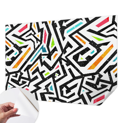 Peel and stick wall mural Abstract mosaic