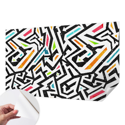 Peel and stick wall mural Abstract mosaic