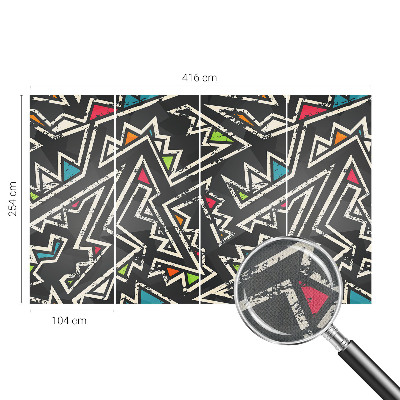 Stick-on wall mural Energetic Geometry
