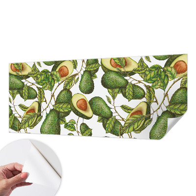 3D photo wallpaper mural Avocado pattern