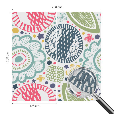 3D wall mural Floral patterns