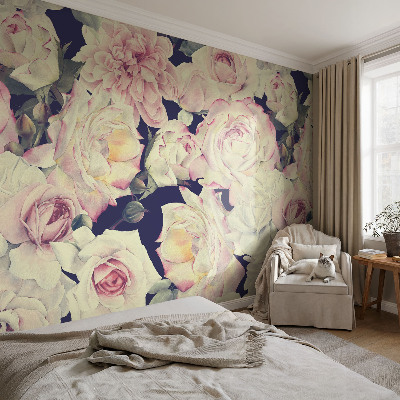 Baby room wall mural Flower bouquet