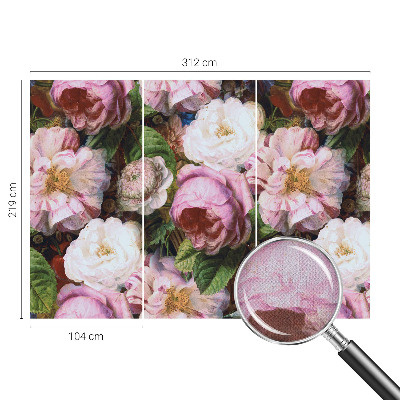 Children's wall mural Floral elegance