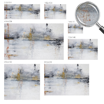 Self-adhesive wall mural Harmonious abstraction