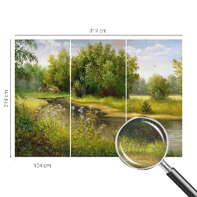 Removable wall mural Rural landscape
