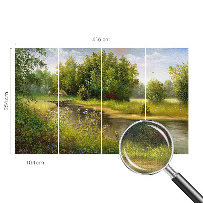Removable wall mural Rural landscape