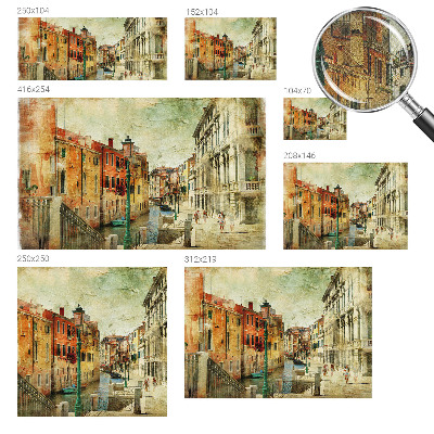 Peel and stick wall mural for living room with the Urban Impression design