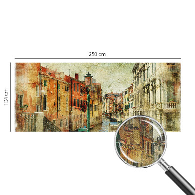 Peel and stick wall mural for living room with the Urban Impression design