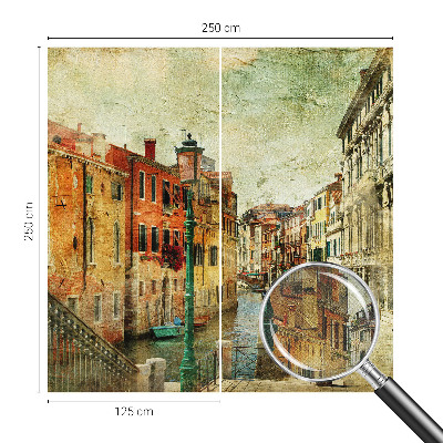 Peel and stick wall mural for living room with the Urban Impression design