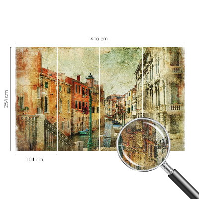 Peel and stick wall mural for living room with the Urban Impression design