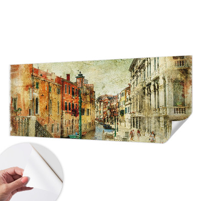 Peel and stick wall mural for living room with the Urban Impression design