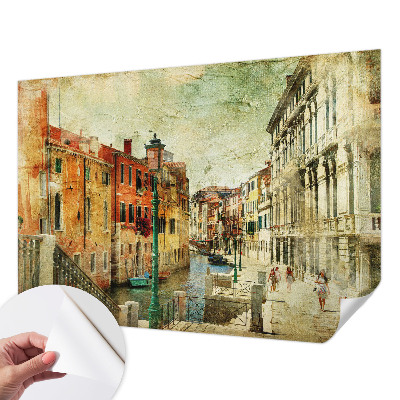 Peel and stick wall mural for living room with the Urban Impression design