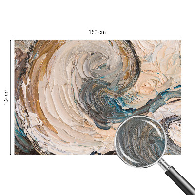 Peel and stick wall mural for kids' room Colorful swirls