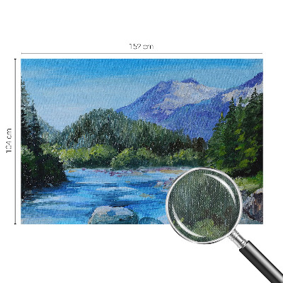 3D photo wallpaper mural Mountain scenery