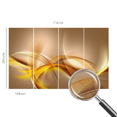 Peel and stick wall mural for bedroom Gentle lines